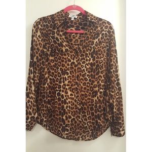 Express button up blouse